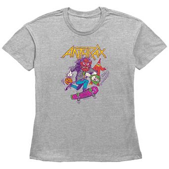 Women's Anthrax Trick Or Treating Graphic Tee
