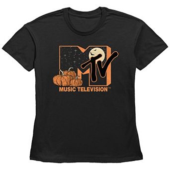 Women's MTV Pumpkin Patch Logo Graphic Tee