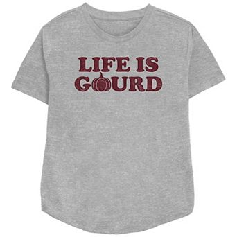 Women's Life Is Gourd Relaxed Fit Graphic Tee