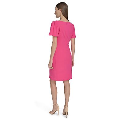 Women's La Nouvelle Renaissance Ruched Sleeve Sheath Dress
