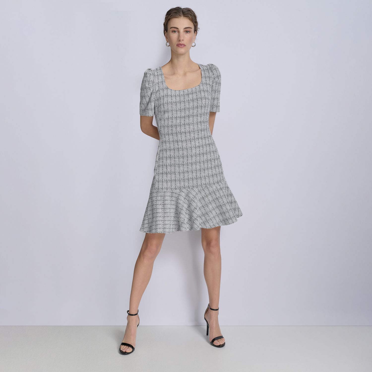 Женские платья La Nouvelle Renaissance Flounce Tweed Dress