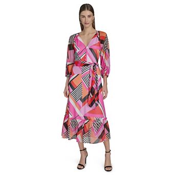 Women's La Nouvelle Renaissance 3/4 Sleeve Midi Dress