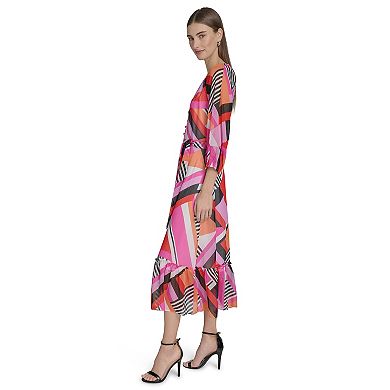 Women's La Nouvelle Renaissance 3/4 Sleeve Midi Dress