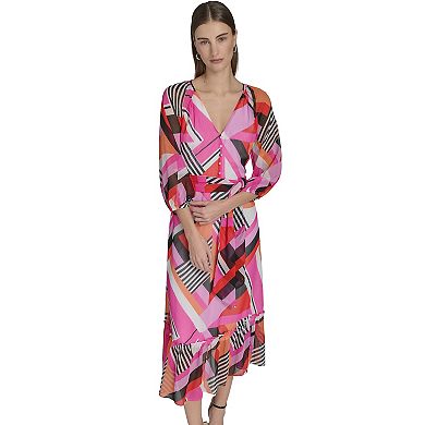Women's La Nouvelle Renaissance 3/4 Sleeve Midi Dress
