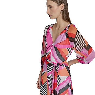Women's La Nouvelle Renaissance 3/4 Sleeve Midi Dress