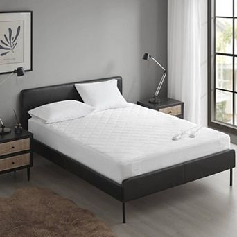 Sharper Image Embossed Microfiber Heated Mattress Pad