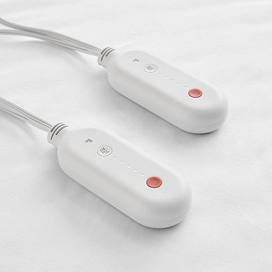 Sharper Image Embossed Microfiber Heated Mattress Pad