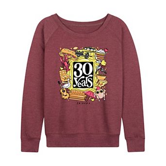 Women's Friends 30 Years French Terry Long Sleeve Tee