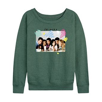 Women's Friends Retro Milkshakes French Terry Long Sleeve Tee