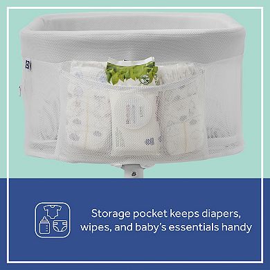 Kolcraft Sealy Airy Dreams Breathable 2-in-1 Baby Bassinet & Bedside Sleeper