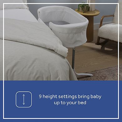 Kolcraft Sealy Airy Dreams Breathable 2-in-1 Baby Bassinet & Bedside Sleeper