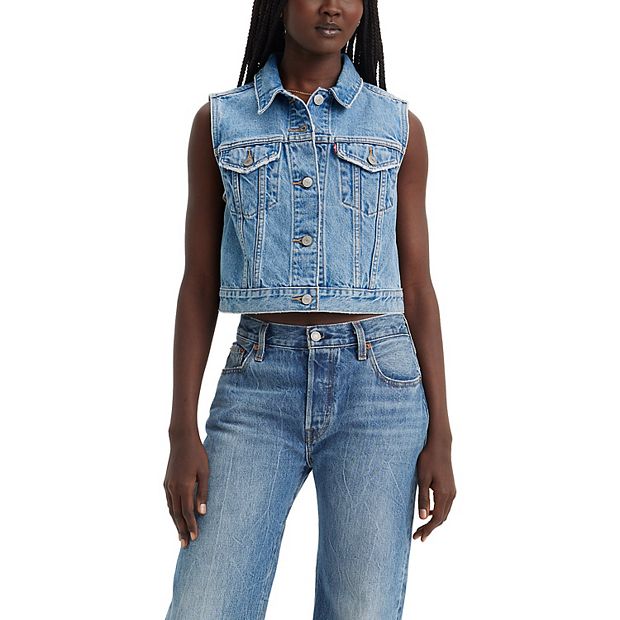 トップス archive W&LT DENIM VEST 34 Amazon.com: ZYHYZLF Women's Y2K Denim Vest V-Neck Sleeveless
