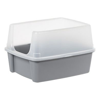 Iris Open-Top Cat Litter Box
