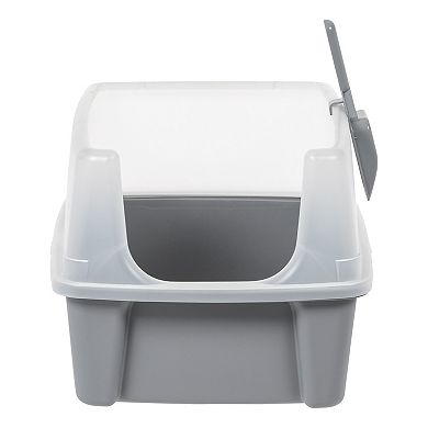 Iris Open-Top Cat Litter Box