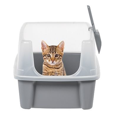 Iris Open-Top Cat Litter Box