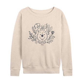 Disney's Winnie The Pooh Women's French Terry Long Sleeve Tee