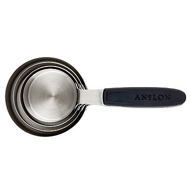 Anolon SureGrip® 4-pc. Stainless Steel Magnetic Measuring Cup Set