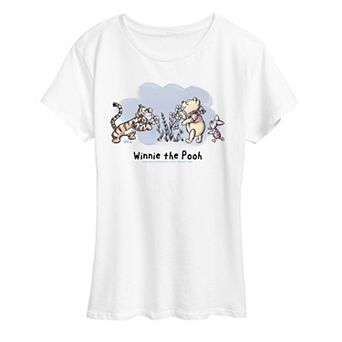 Disney's Winnie The Pooh Women's Group Graphic Tee