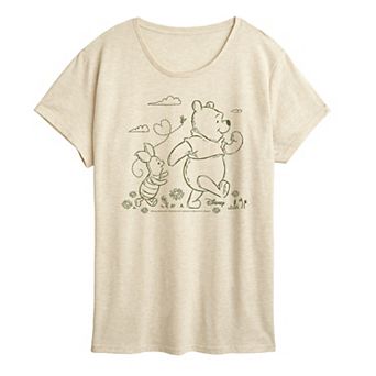 Disney's Winnie The Pooh Women's Stroll Graphic Tee