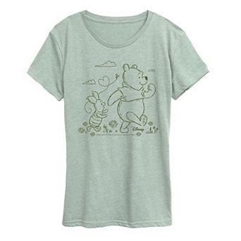 Disney's Winnie The Pooh Women's Stroll Graphic Tee