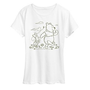 Disney's Winnie The Pooh Women's Stroll Graphic Tee