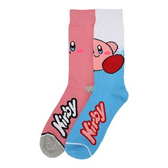 Men's Nintendo Kirby Big Face Crew Socks