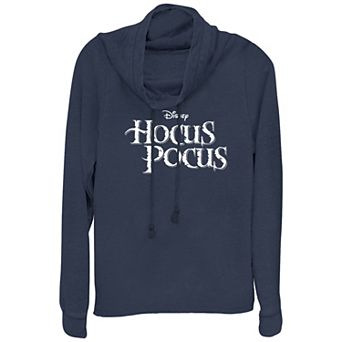 Disney's Hocus Pocus Title Logo Women's Cowlneck Graphic Lightweight Long Sleeve
