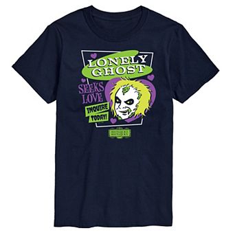 Men's Beetlejuice 2 Lonely Ghost Graphic Tee