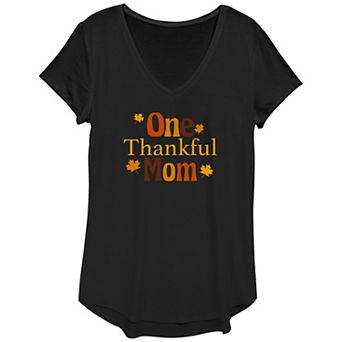Women's One Thankful Mom Graphic Tee