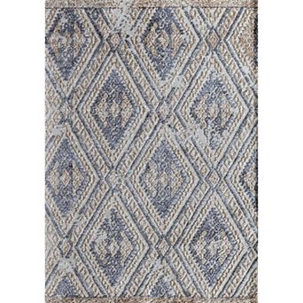 Rugs America Vintage Textured Abstract Area Rug