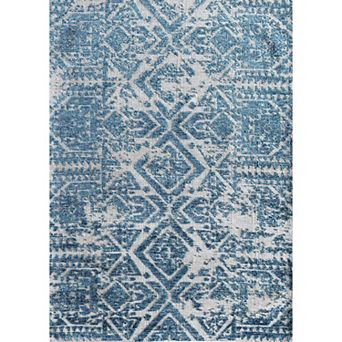 Rugs America Vintage Textured Abstract Area Rug