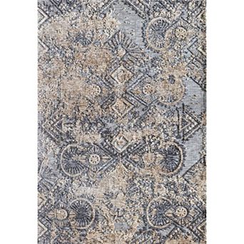 Rugs America Vintage Textured Abstract Area Rug