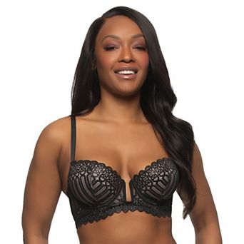 Paramour by Felina Siren Demi Lace Longline Bra 125183