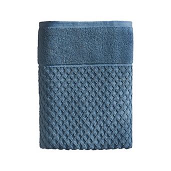 Madelinen® Low Twist Cotton Diamond Texture Bath Sheet