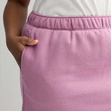 Juniors' Plus Size SO® Fleece A-Line Skirt