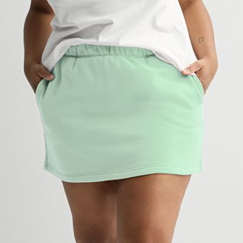 Juniors' Plus Size SO® Fleece A-Line Skirt