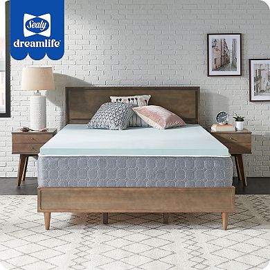 Sealy Dreamlife™ 1.5-in. Gel Memory Foam Mattress Topper