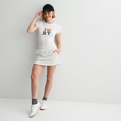 Juniors' SO® Fleece A-Line Skirt