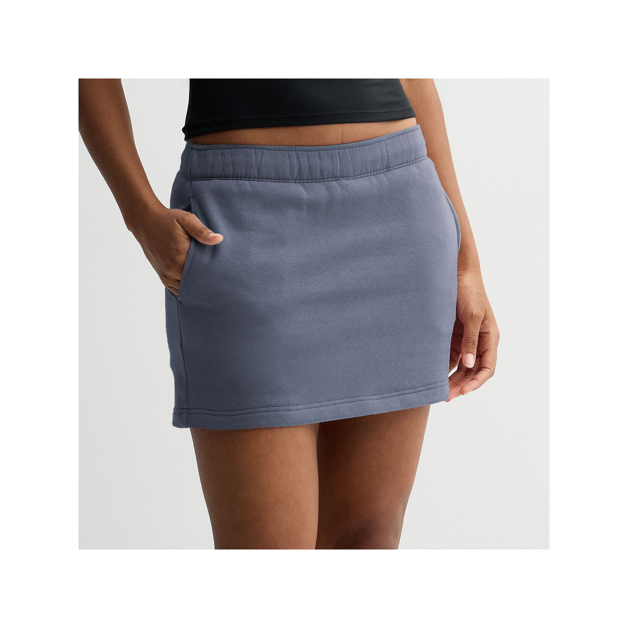 Juniors SO® Fleece A-Line Skirt, Girls, Size: XS, Blue Beauty
