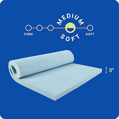 Sealy Dreamlife™ 3-in. Gel Memory Foam Mattress Topper