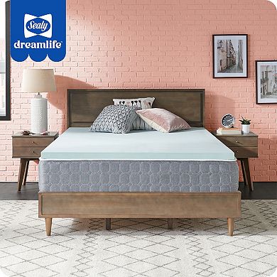Sealy Dreamlife™ 3-in. Gel Memory Foam Mattress Topper