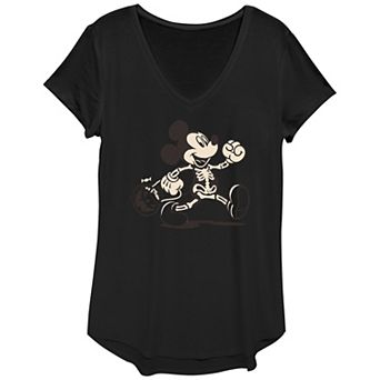 Disney's Mickey Mouse Funny Bones Trick Or Treater Women's Graphic Tee