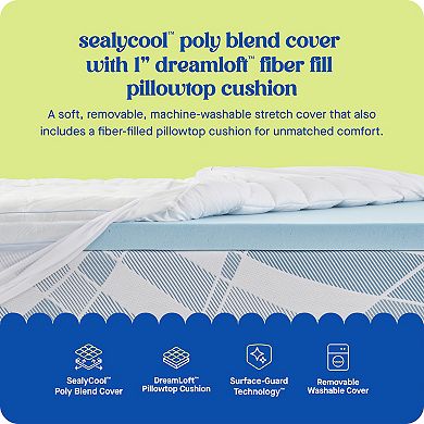 Sealy Dreamlife™ 3-in. Gel Memory Foam Mattress Topper & 1-in. Quilted Cooling Cover