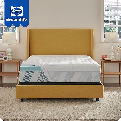 Sealy Dreamlife™ 3-in. Gel Memory Foam Mattress Topper & 1-in. Quilted Cooling Cover