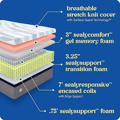 Sealy Dreamlife™ 14-in. Hybrid Mattress-in-a-Box