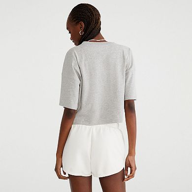 Juniors’ Aeropostale Crop Boyfriend Tee