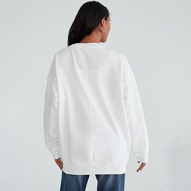 Juniors' Aeropostale Lake Como Italy Crewneck Fleece Pullover