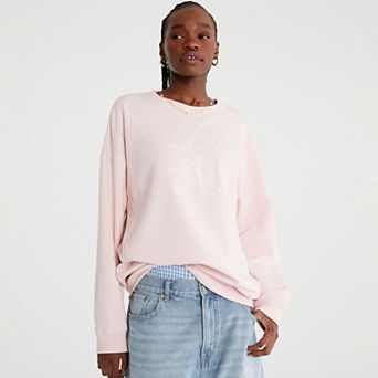 Juniors' Aeropostale Lake Como Italy Crewneck Fleece Pullover