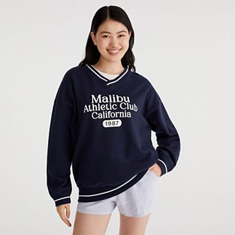 Juniors' Aeropostale Malibu Athletic Club V Neck Sweatshirt