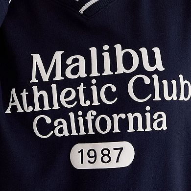 Juniors' Aeropostale Malibu Athletic Club V Neck Sweatshirt